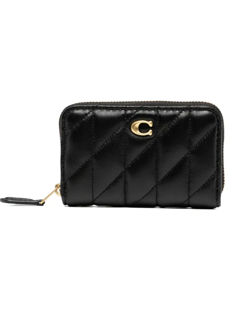 Coach Gestepptes Kissenetui mit Reißverschluss - Schwarz Schwarz