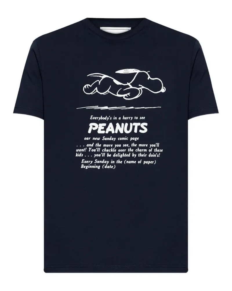 Iceberg x Peanuts crew-neck T-shirt - Blau Blau
