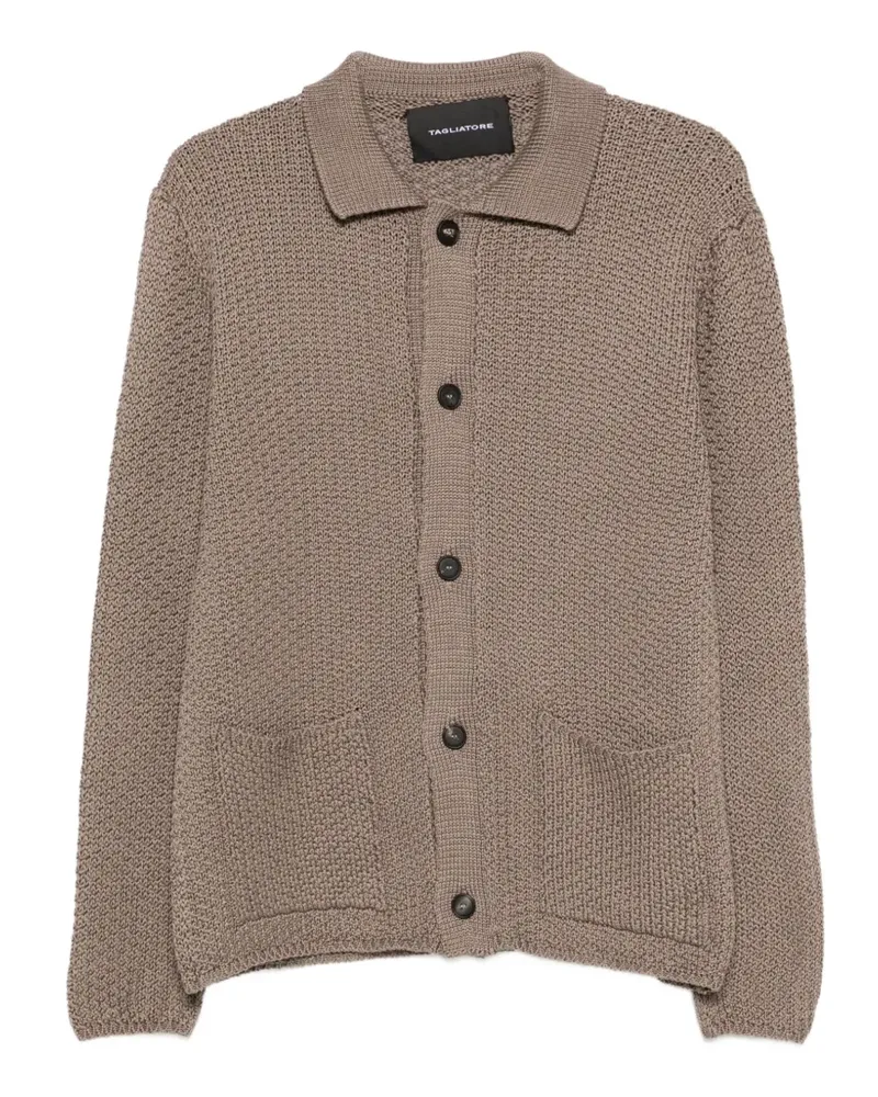 Tagliatore Cardigan mit Tasche - Nude Nude