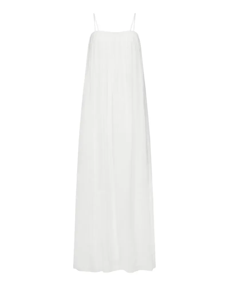 TWP shirred column maxi-dress - Nude Nude
