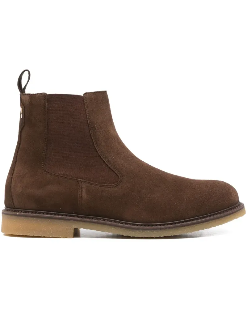 HUGO BOSS Chelsea-Boots aus Wildleder - Braun Braun