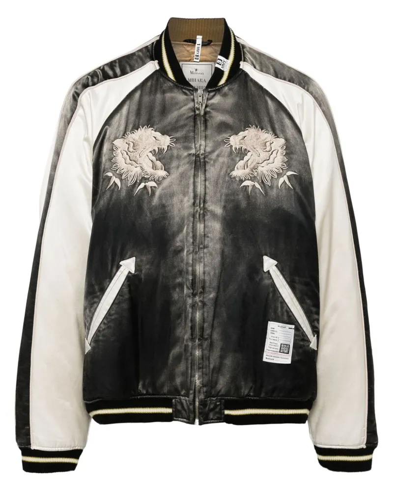 MIHARAYASUHIRO Collegejacke - Schwarz Schwarz