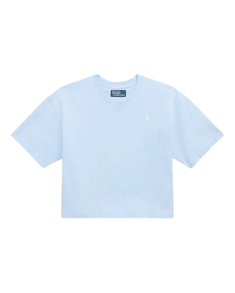 Ralph Lauren T-Shirt mit Polo Pony-Stickerei - Blau Blau