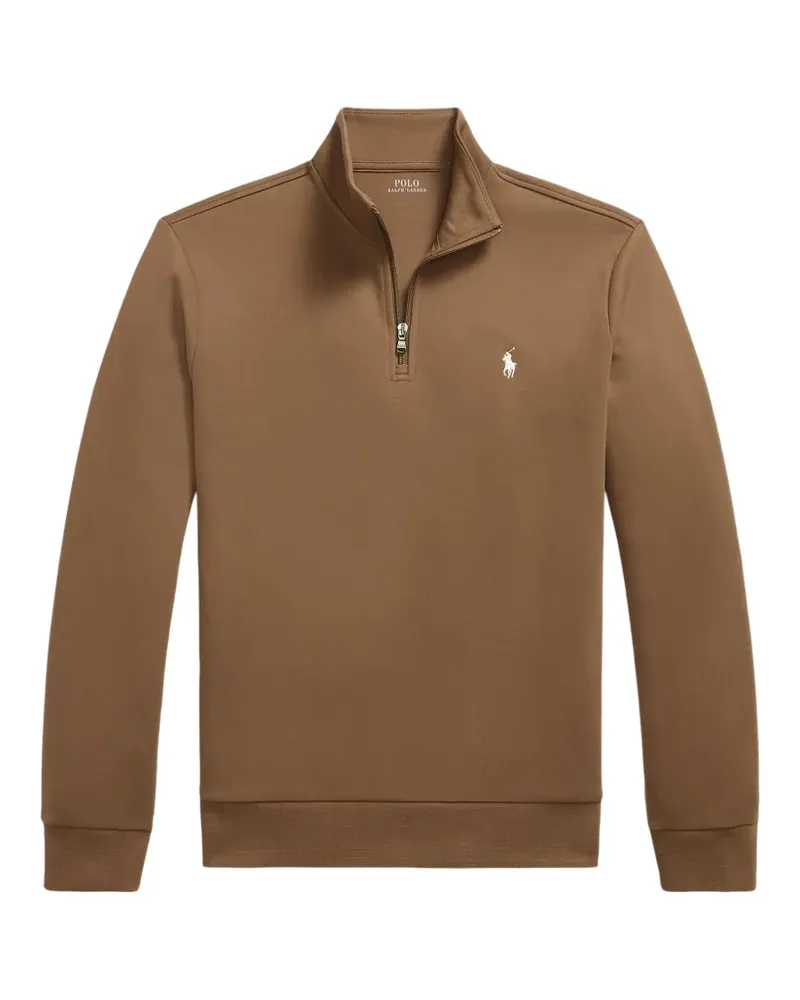 Ralph Lauren Pony quarter-zip sweatshirt - Braun Braun