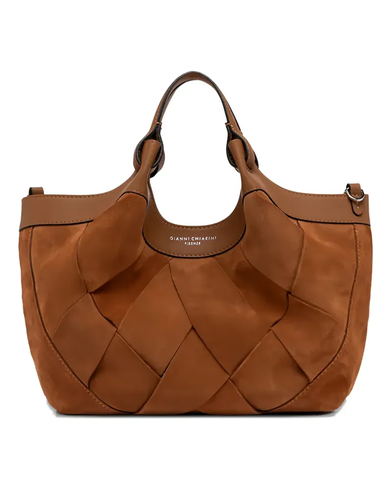 Gianni Chiarini Dua Schultertasche aus Wildleder - Braun Braun