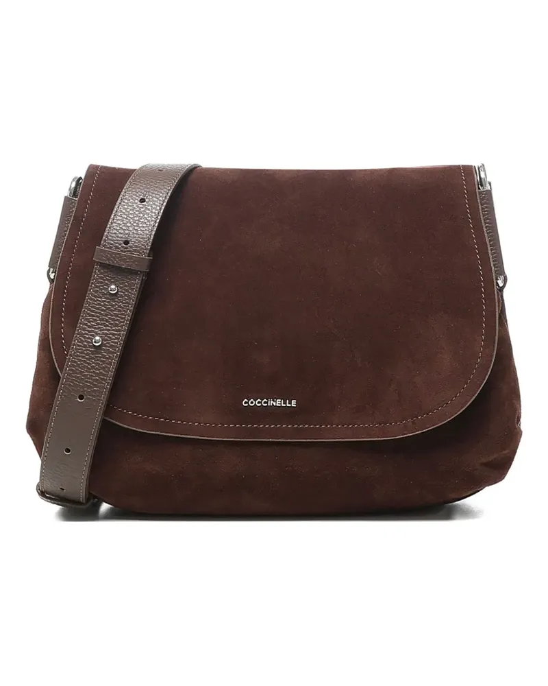 Coccinelle Schultertasche aus Wildleder - Braun Braun