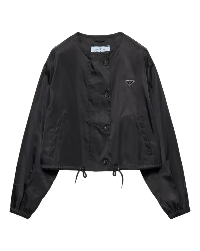 Prada Jacke aus Re-Nylon - Schwarz Schwarz
