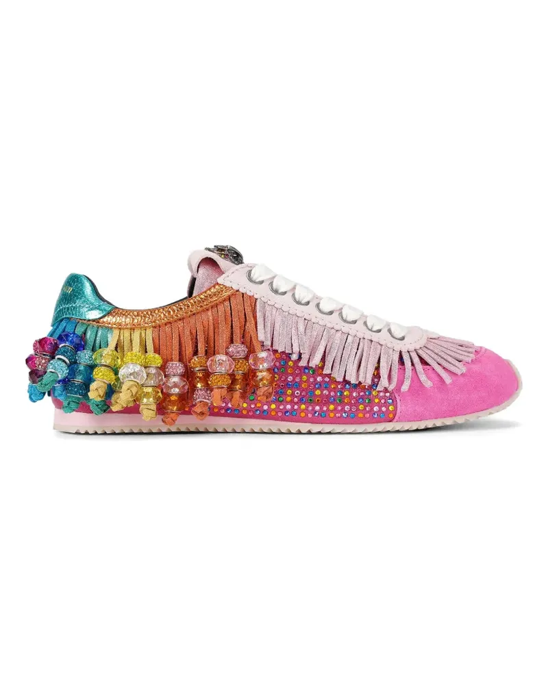 Kurt Geiger Islington Sneakers mit Fransen - Rosa Rosa