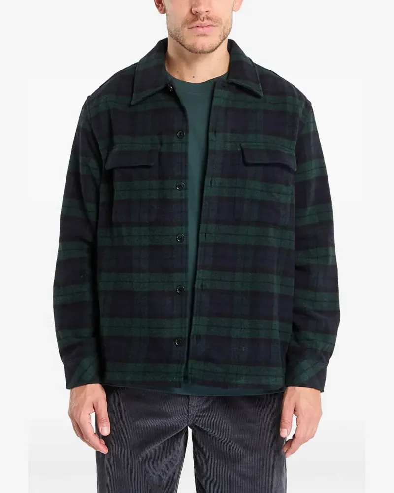 Samsøe & Samsøe Hemdjacke mit Karomuster - Grün Grün