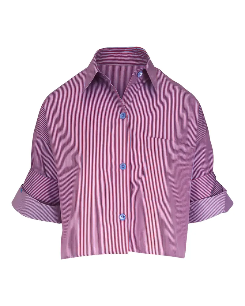 TWP Gestreifte Next Ex Bluse - Rot Rot