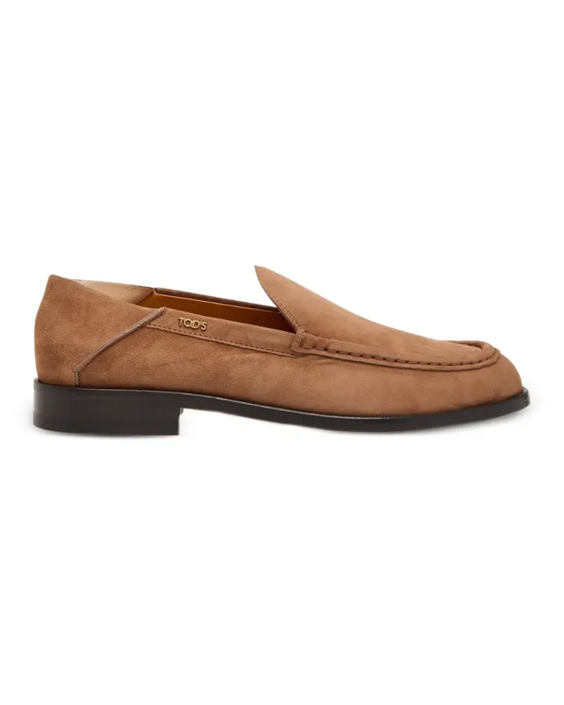 TOD'S Ballerinas mit Logo-Schild - Braun Braun