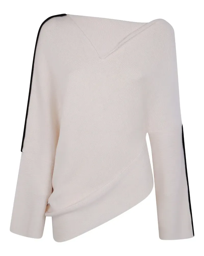 Pier Antonio Gaspari Gestreifter Strickpullover - Nude Nude