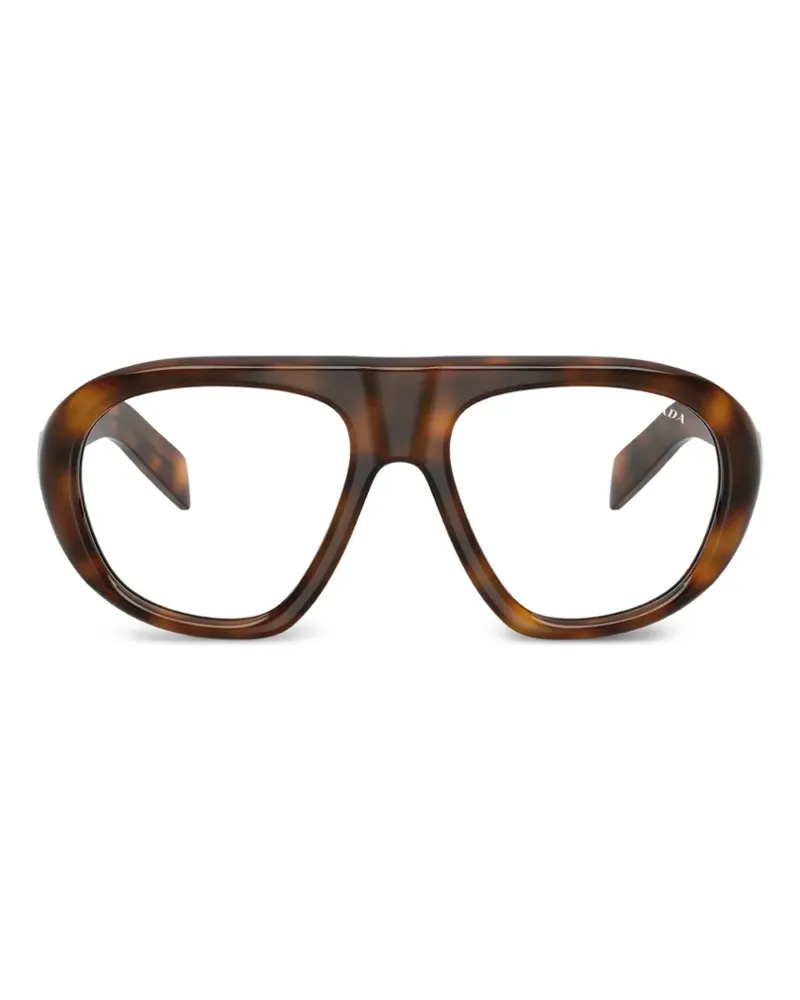 Prada pilot-frame sunglasses - Braun Braun