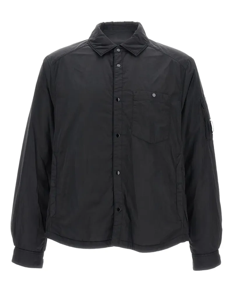 C.P. Company Hemdjacke mit Tasche - Schwarz Schwarz