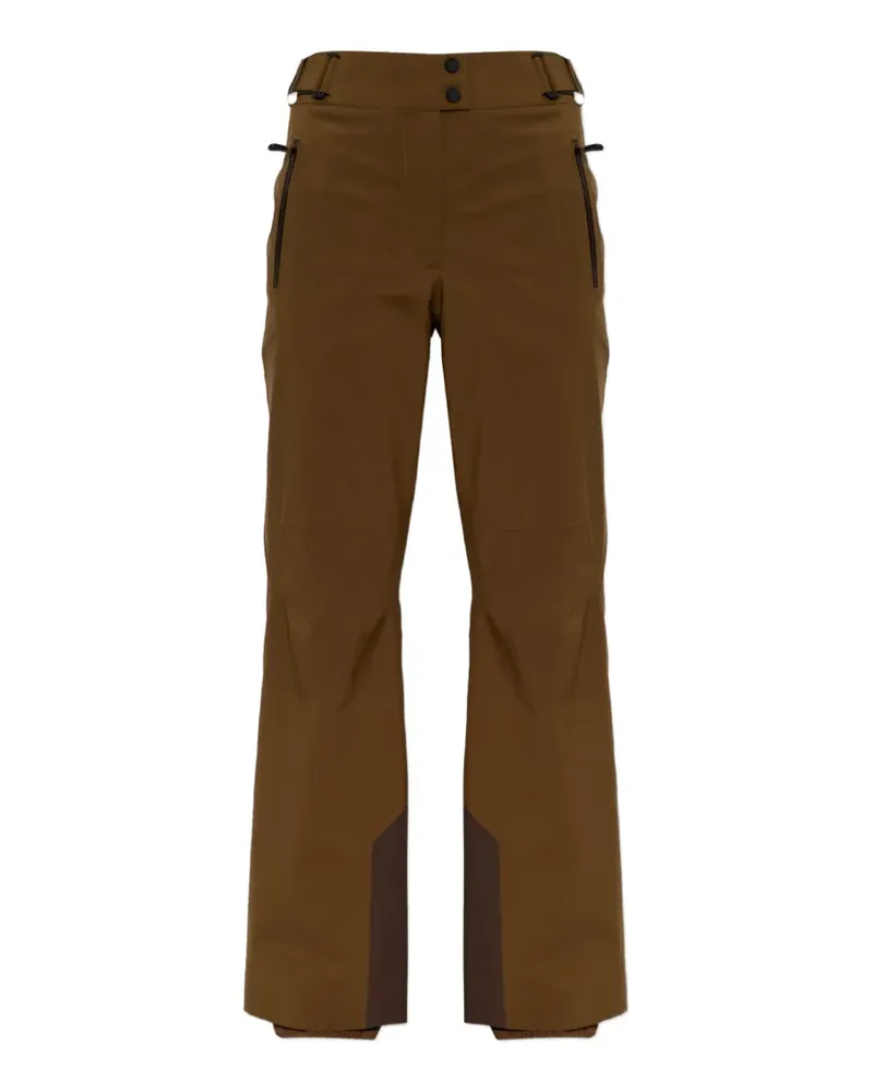 Moncler Skihose mit Logo-Patch - Grün Grün