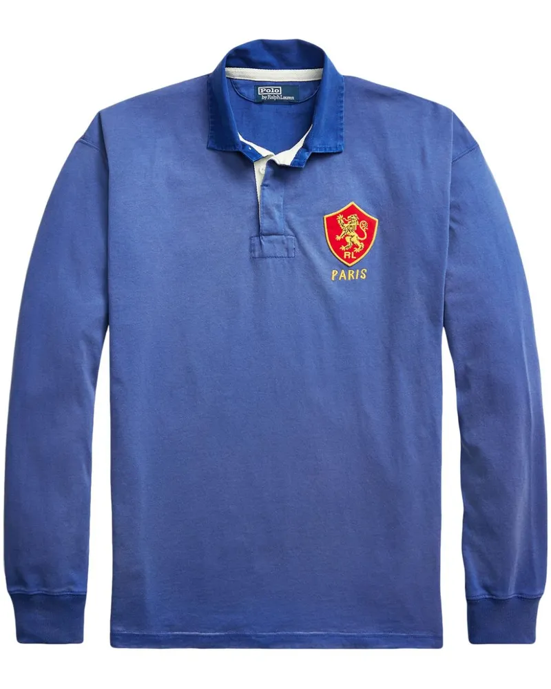 Ralph Lauren Poloshirt mit Logo-Applikation - Blau Blau