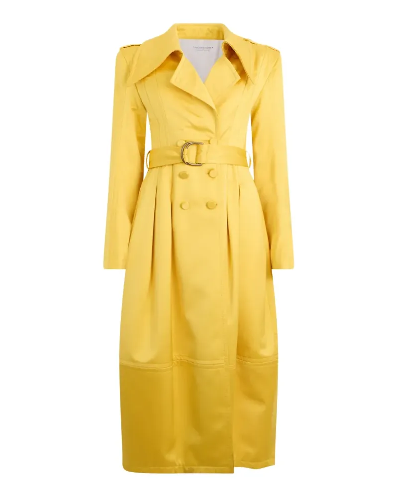 Philosophy Di Lorenzo Serafini double-breasted trench coat - Gelb Gelb