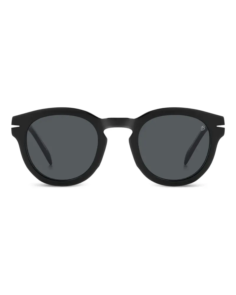EYEWEAR by DAVID BECKHAM Sonnenbrille mit rundem Gestell - Schwarz Schwarz