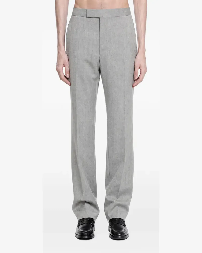 Thom Browne Hose mit Taillenriegel - Grau Grau
