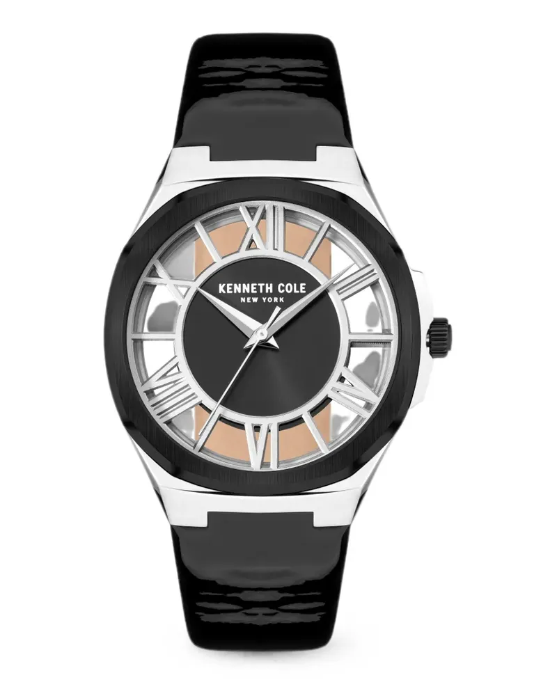 Kenneth Cole Skeleton Armbanduhr, 36mm - Schwarz Schwarz