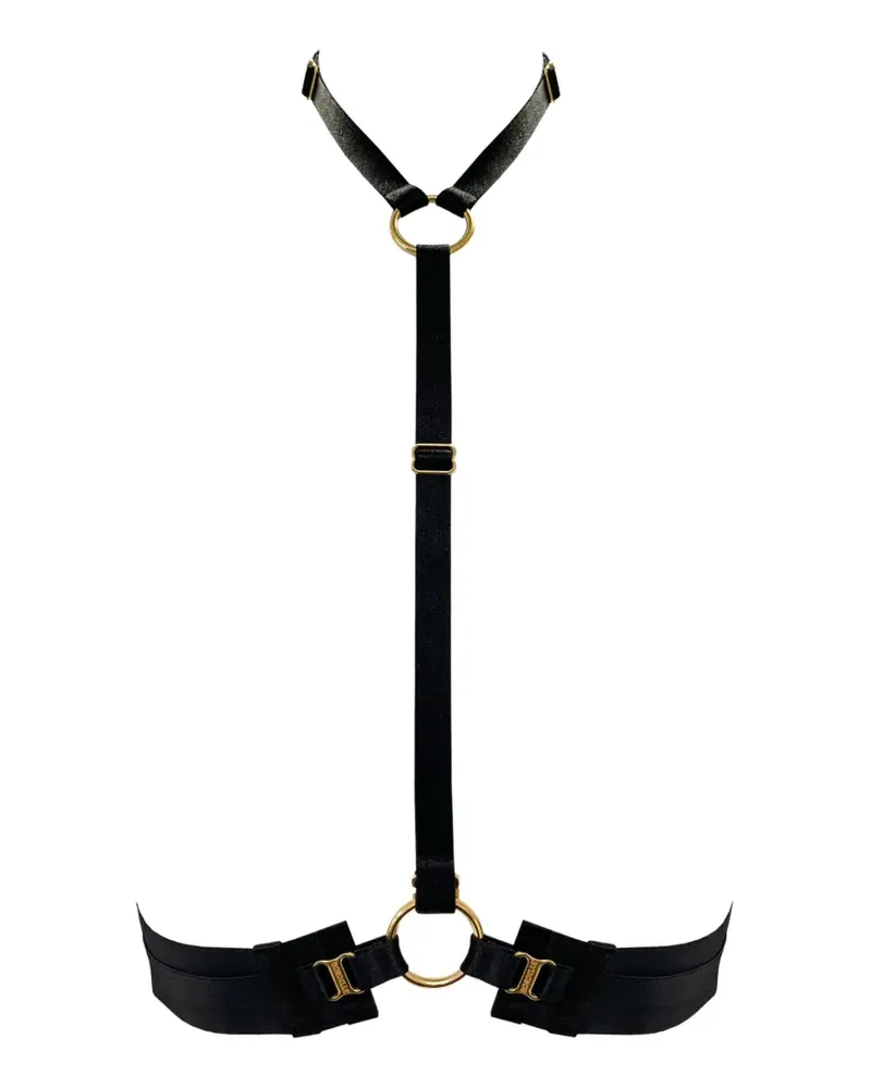 Bordelle Signature harness belt - Schwarz Schwarz