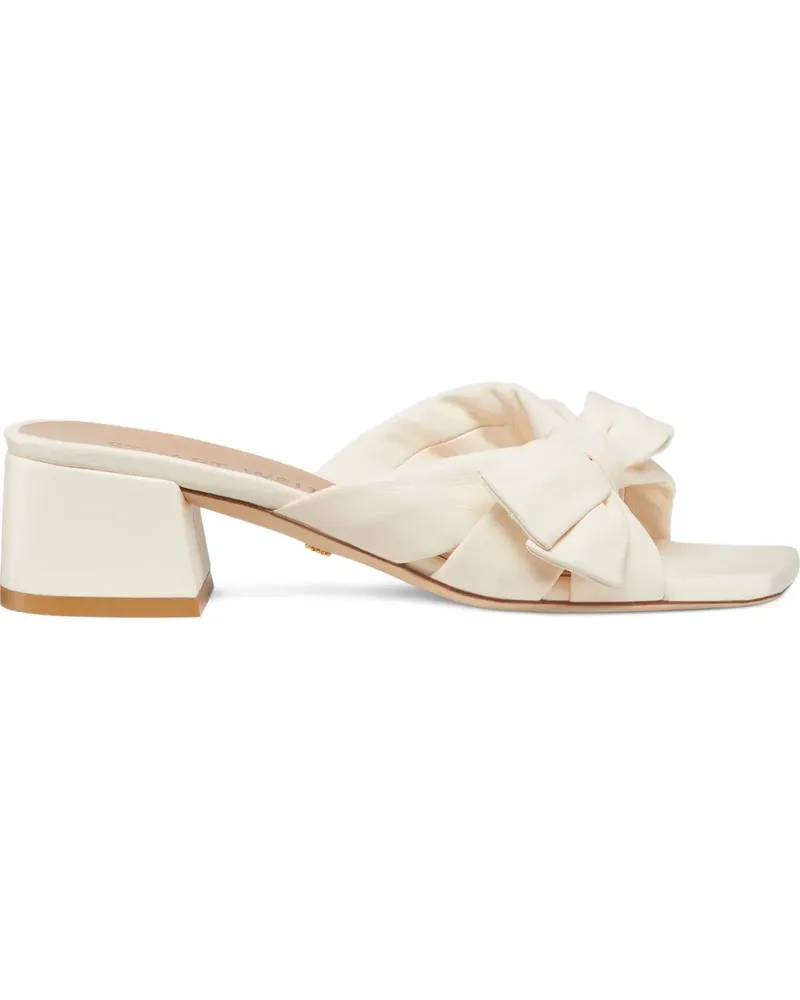 Stuart Weitzman Sofia Sandalen mit Schleife 45mm - Nude Nude