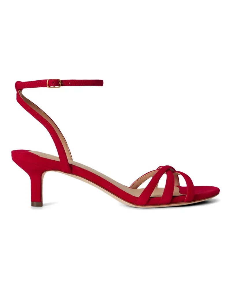 Ralph Lauren Kendyl Sandalen aus Wildleder - Rot Rot