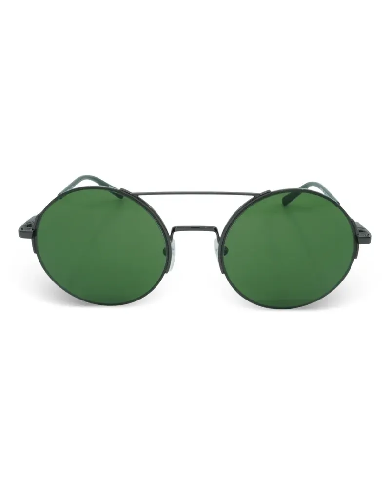 MCM Sonnenbrille mit rundem Gestell - Grau Grau