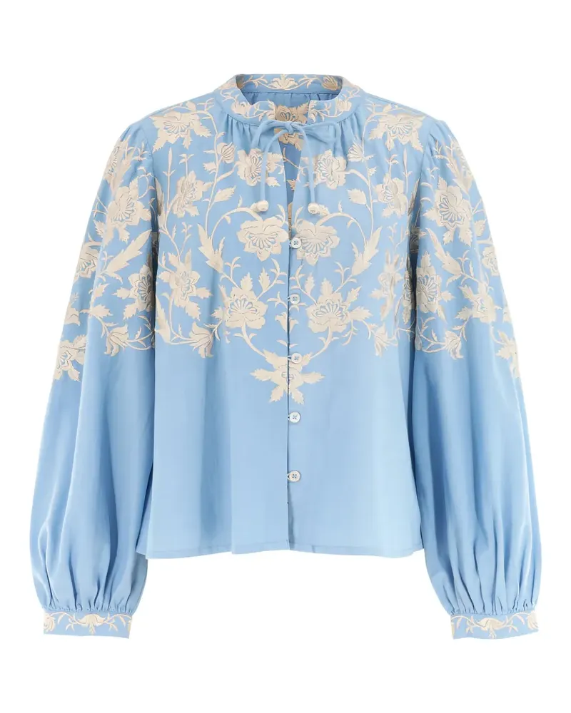 Sea Alina floral-pattern shirt - Blau Blau