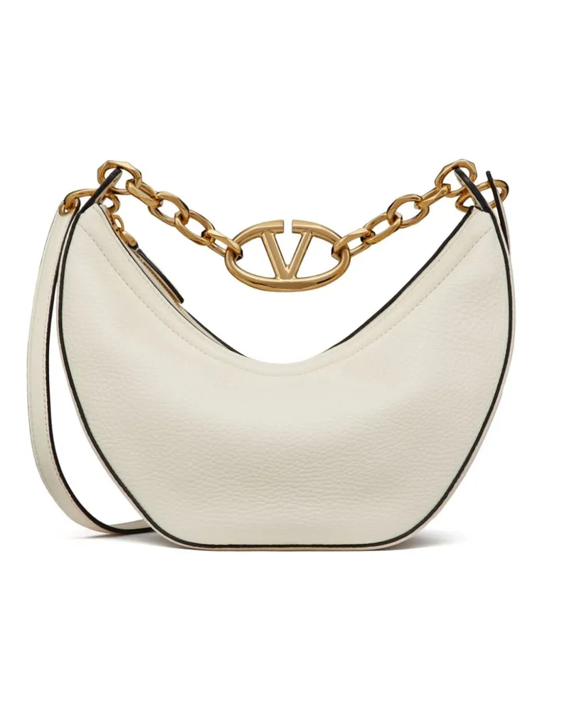 Valentino Garavani Kleine VLogo Moon Tasche - Nude Nude