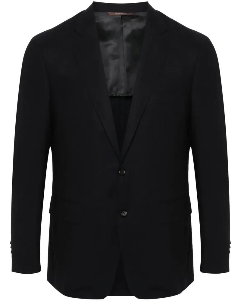 Canali Einreihiges Sakko - Blau Blau