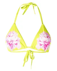 Cynthia Rowley Bikinioberteil mit Blumen-Print Grün