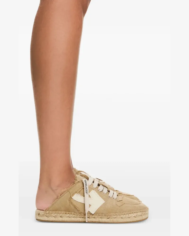 OFF-WHITE Arrow Mules mit Schnürung - Nude Nude