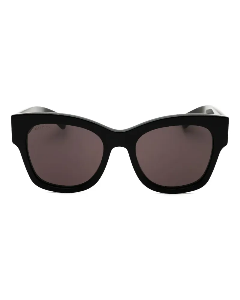 Gucci Cat-Eye-Sonnenbrille in Schildpattoptik - Schwarz Schwarz