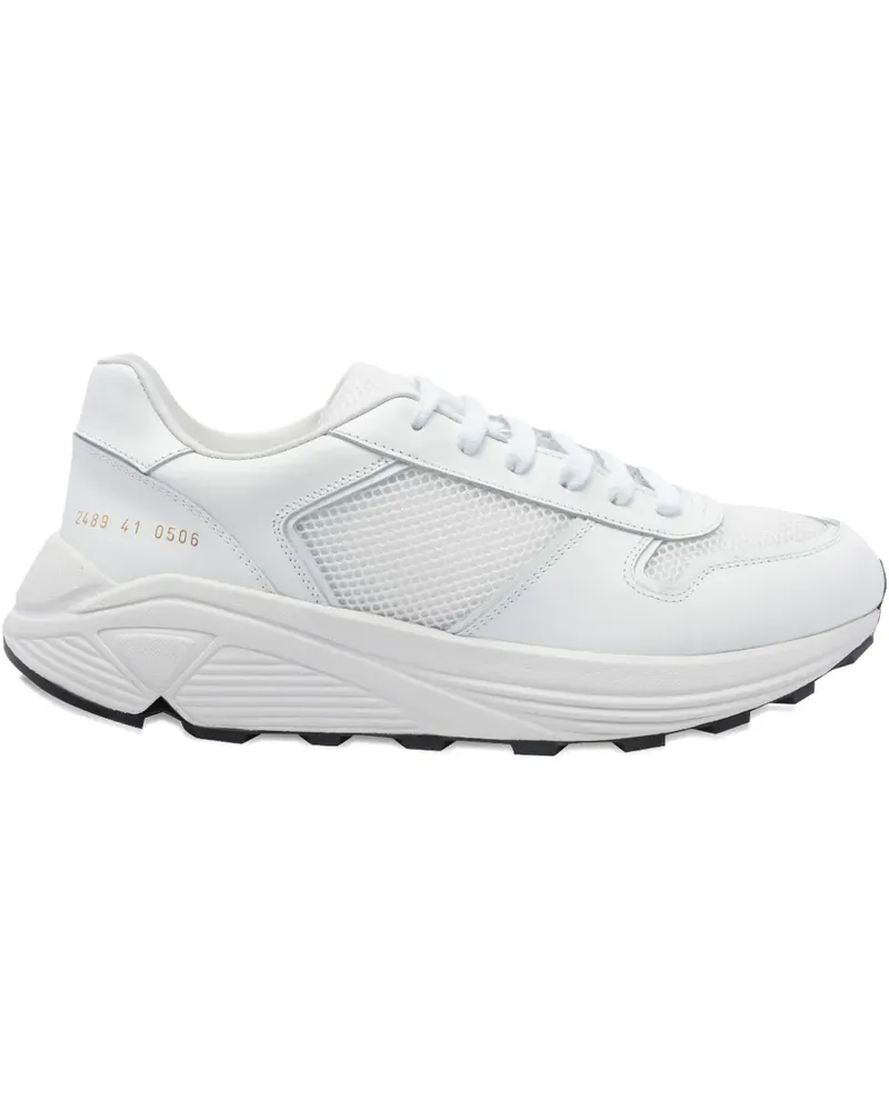 Common Projects Premium Runner Sneakers - Weiß Weiß
