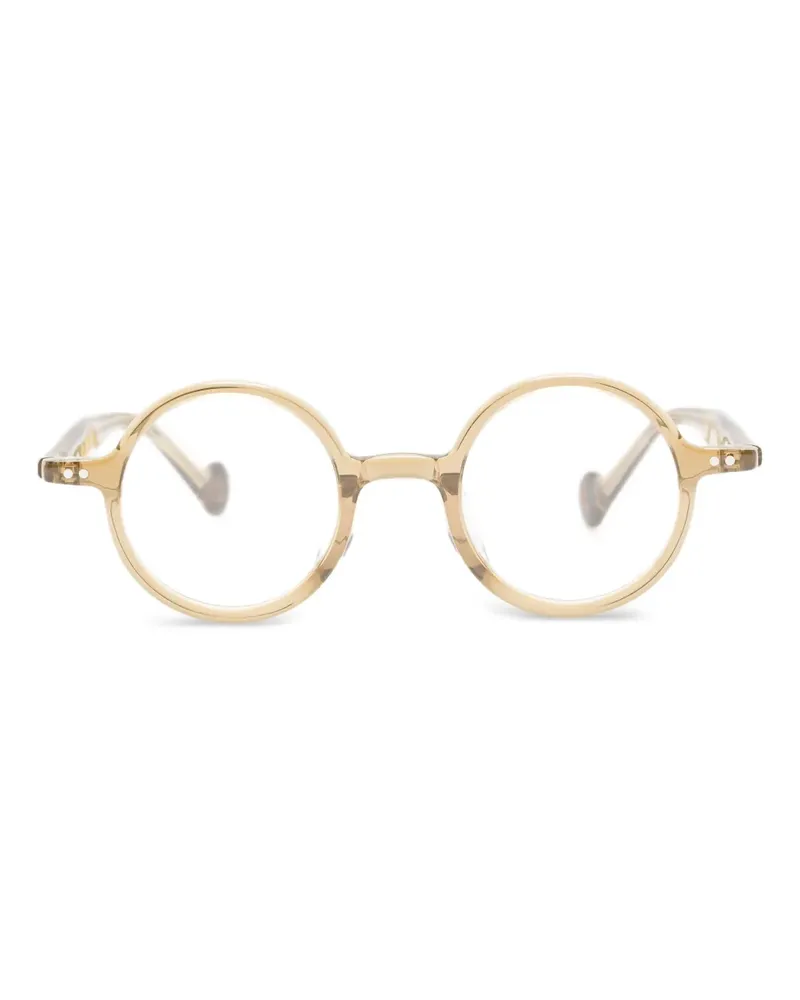 BAPE Brille mit rundem Gestell - Nude Nude