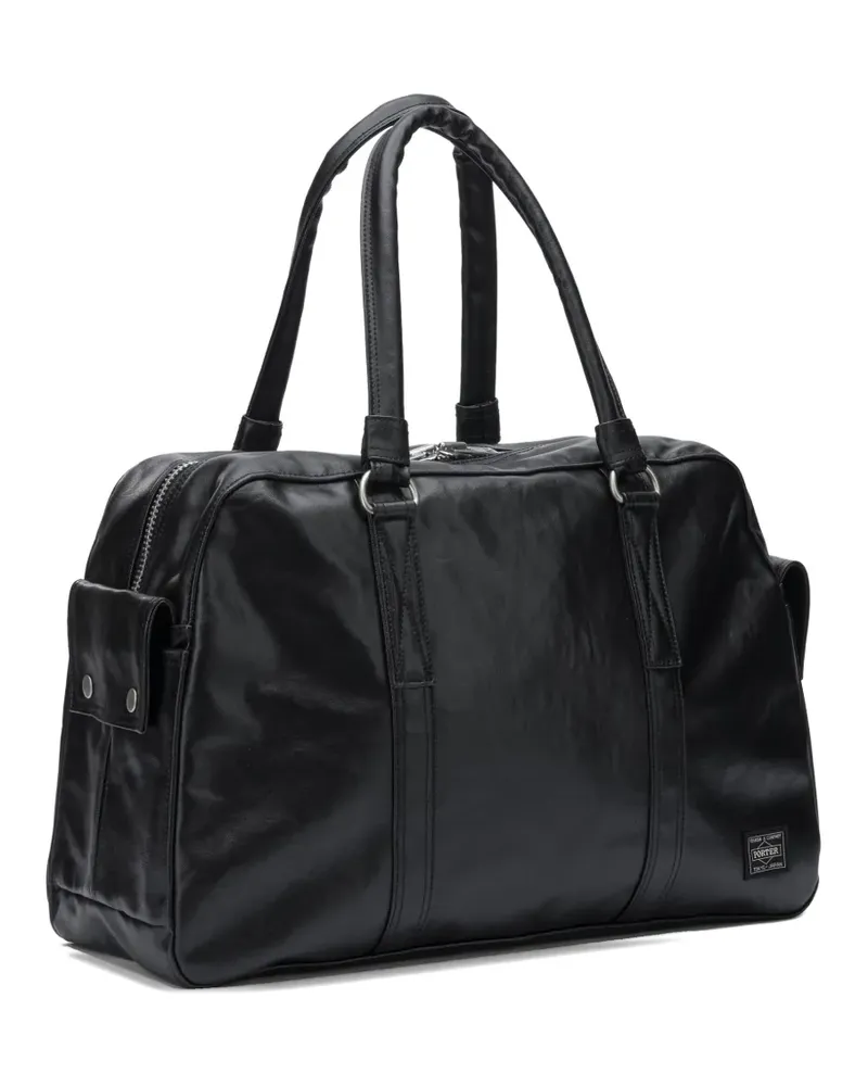 PORTER-YOSHIDA & CO side-pockets tote bag - Schwarz Schwarz