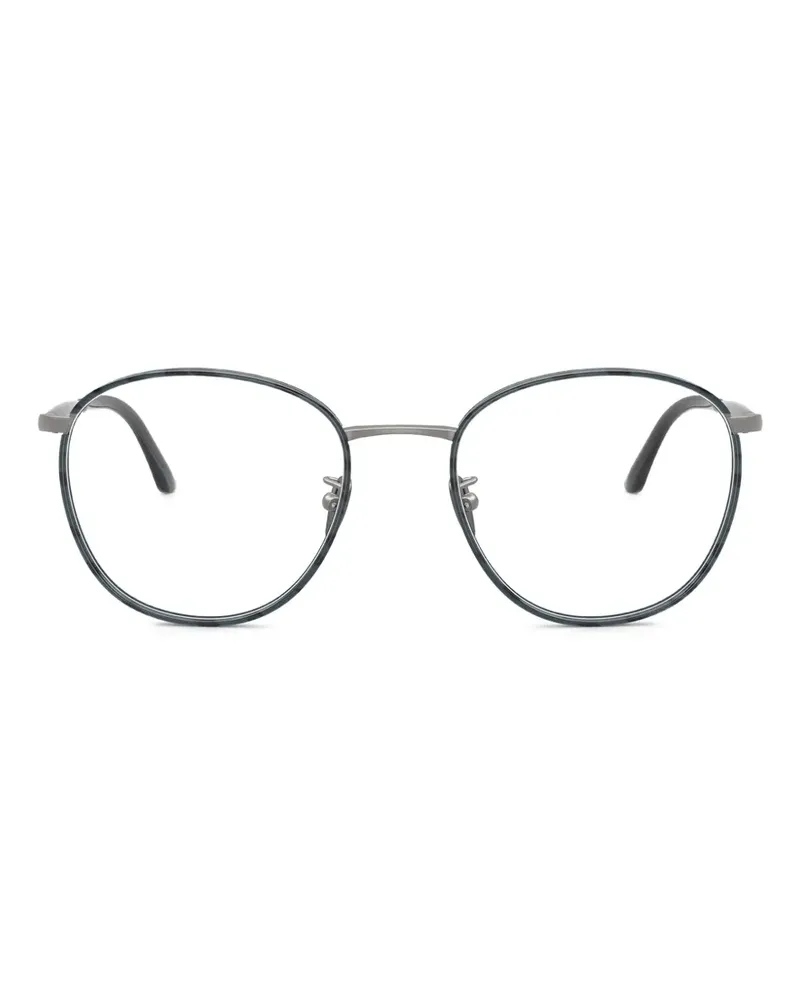 Giorgio Armani Brille mit rundem Gestell - Grau Grau