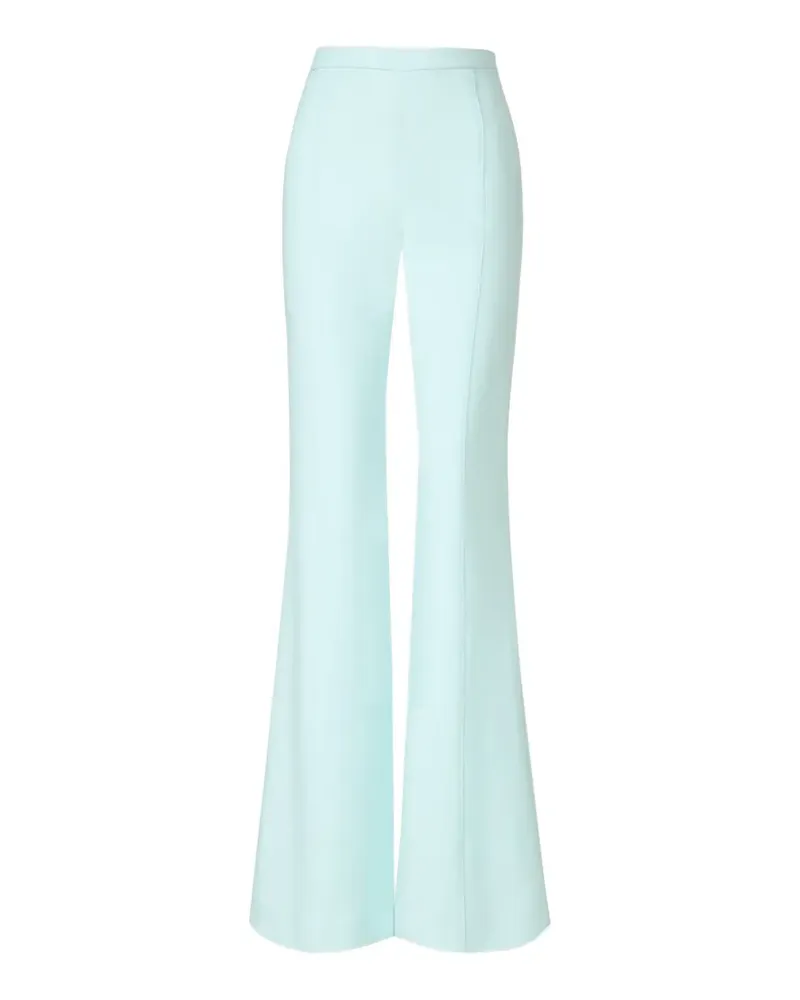 COSTARELLOS Maree crepe tailored trousers - Blau Blau