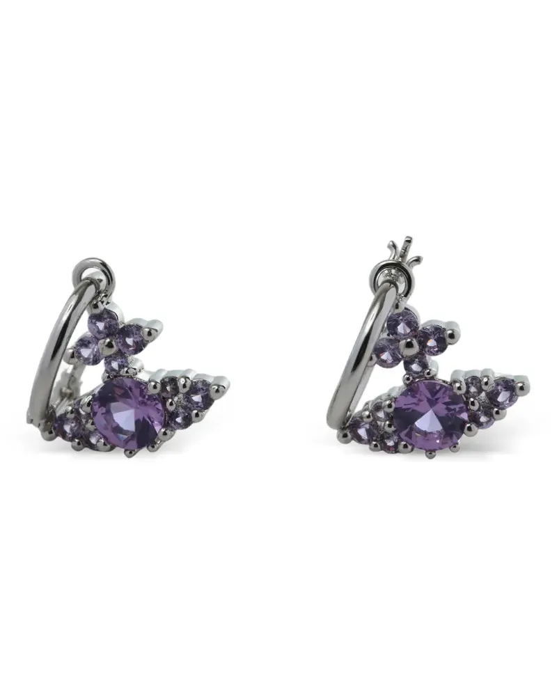 Vivienne Westwood Orb crystal-embellished earrings - Silber Silber