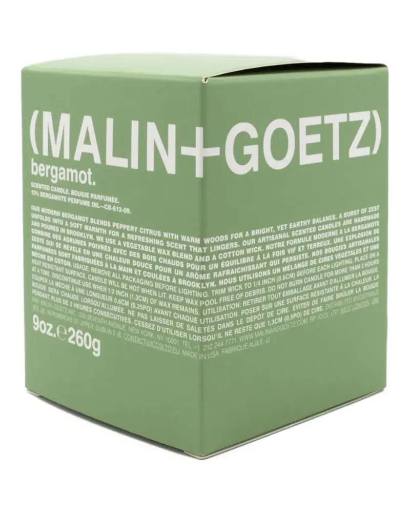 Malin+Goetz Bergamot Kerze (260g) - Weiß Weiß