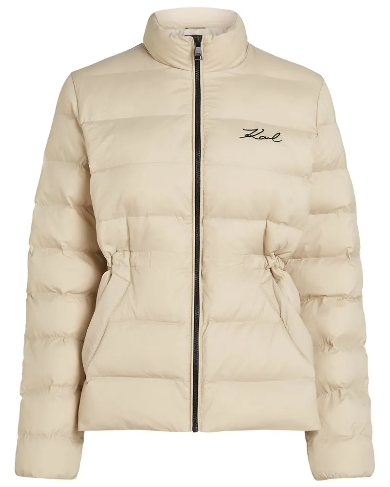 Karl Lagerfeld K/Signature Steppjacke - Nude Nude