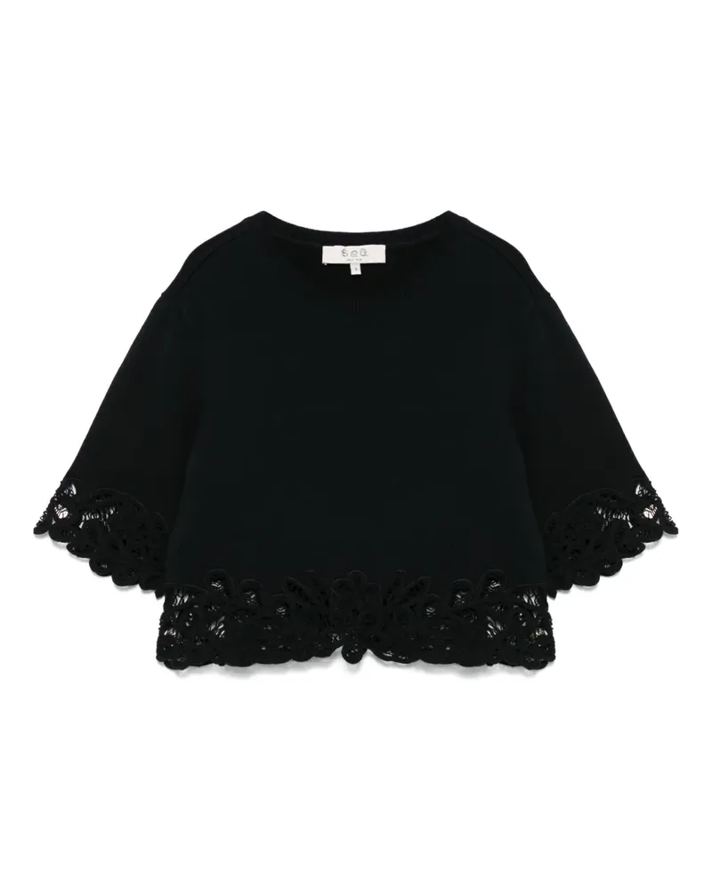 Sea Elke T-Shirt - Schwarz Schwarz