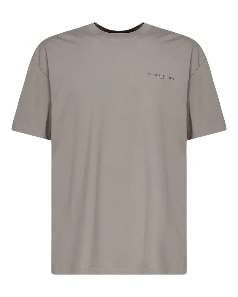 IH NOM UH NIT This is Authentic T-Shirt mit grafischem Print - Grau Grau