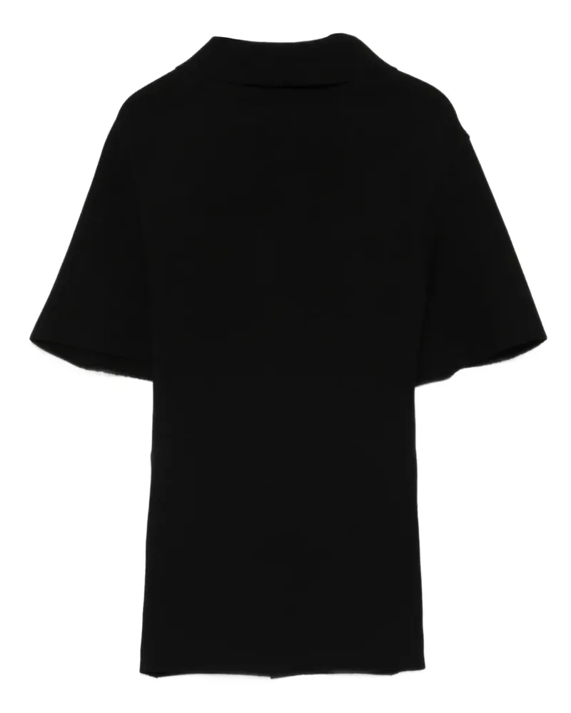 Rick Owens Drapiertes Concordians Oberteil - Schwarz Schwarz