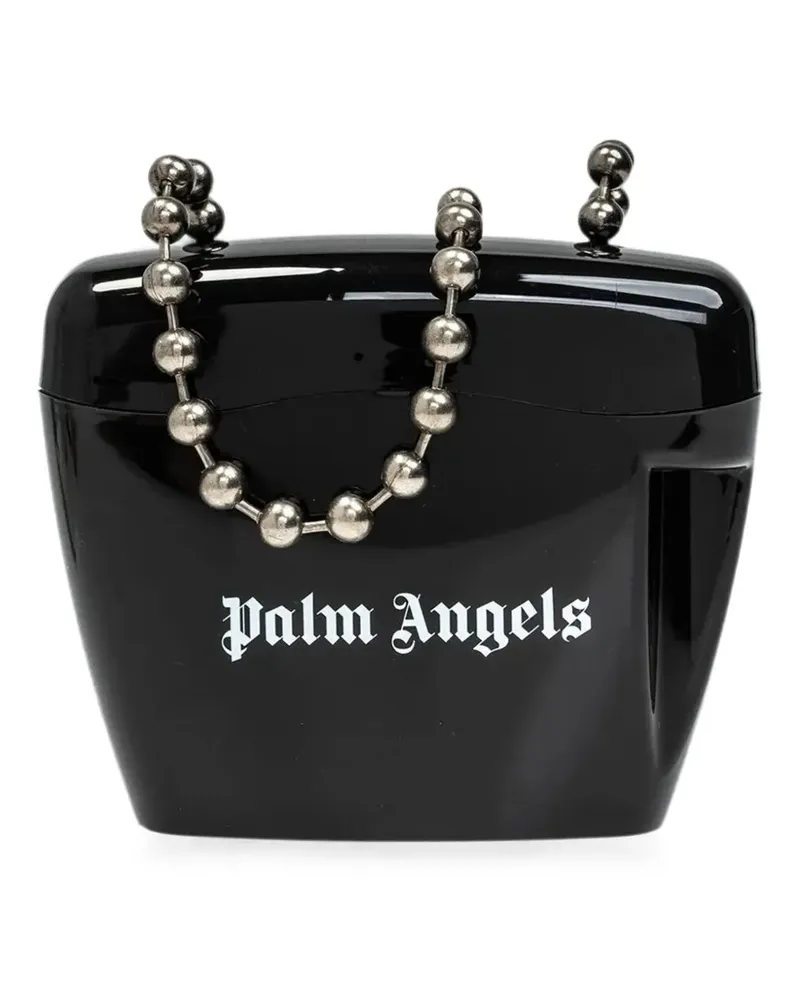 Palm Angels Padlock-style shoulder bag - Schwarz Schwarz