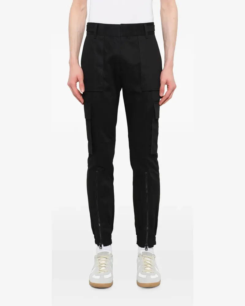 JUUN.J Cargohose mit Reißverschlussdetail - Schwarz Schwarz