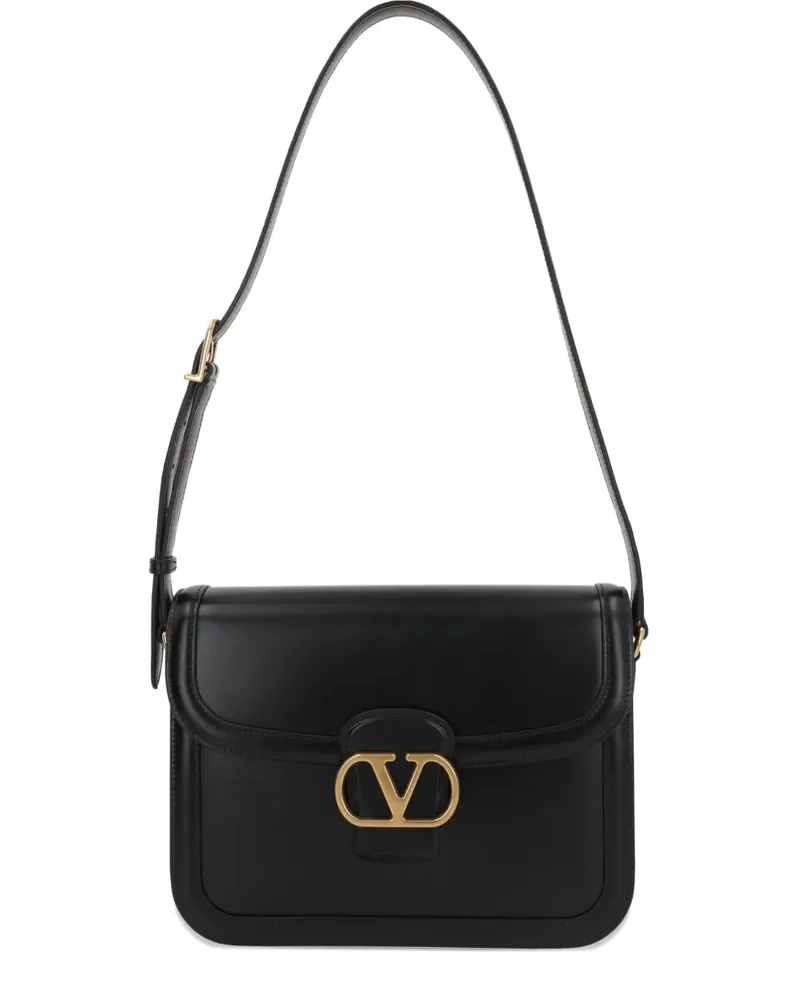 Valentino Garavani Schultertasche mit VLogo - Schwarz Schwarz