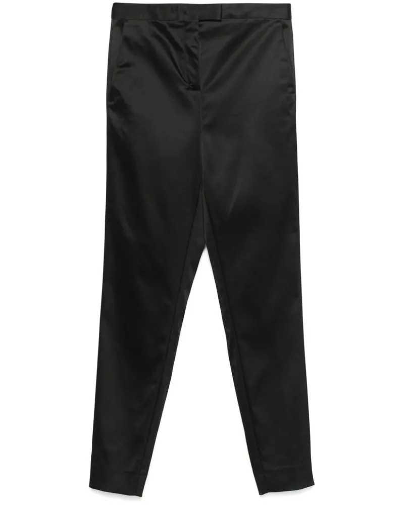 Dorothee Schumacher Hose aus Satin - Schwarz Schwarz