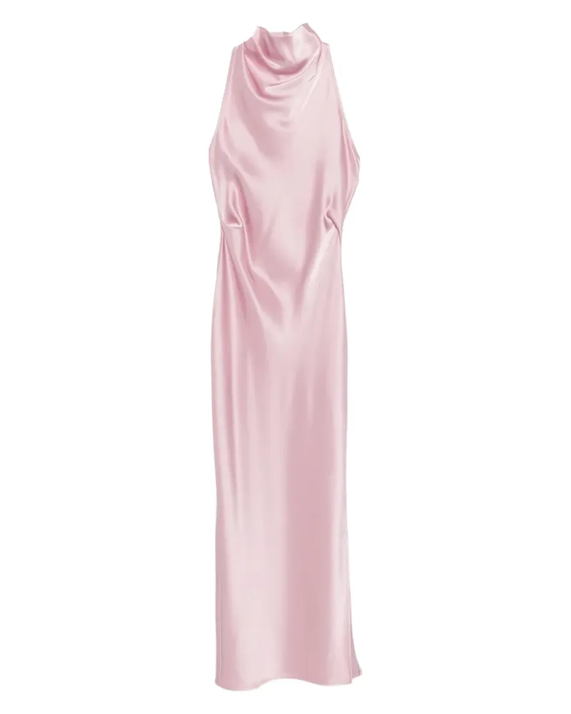Nanushka Midikleid mit drapiertem Ausschnitt - Rosa Rosa